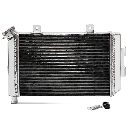 26mm Core Polished Aluminum Radiator For CF MOTO 400 NK 2012-2025 650 NK/ 650 TK / 650 GT 2012-2025