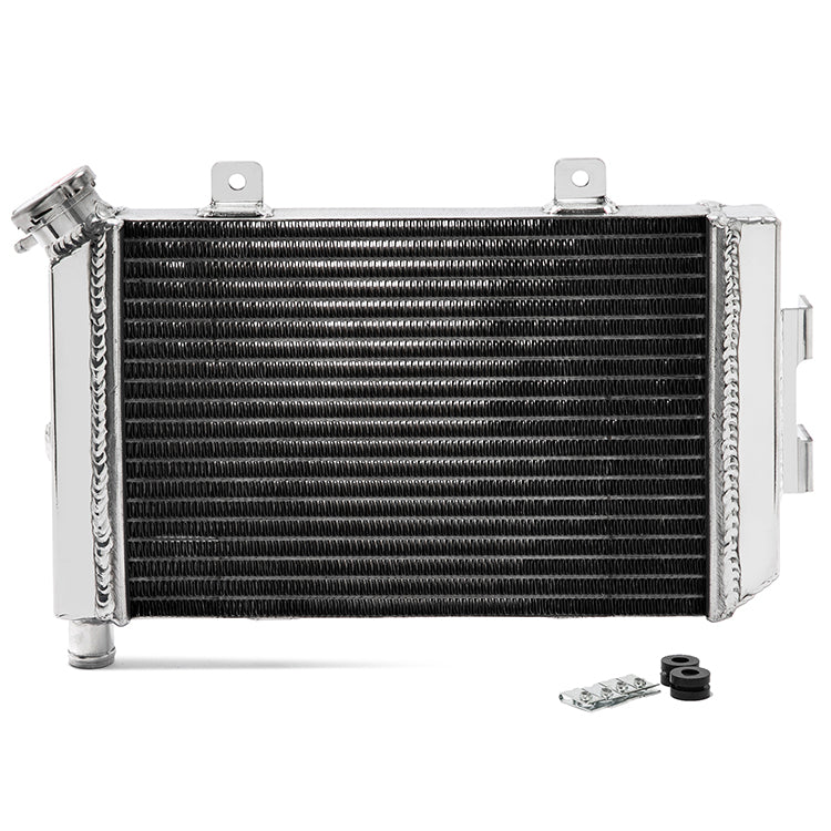 26mm Core Polished Aluminum Radiator For CF MOTO 400 NK 2012-2025 650 NK/ 650 TK / 650 GT 2012-2025