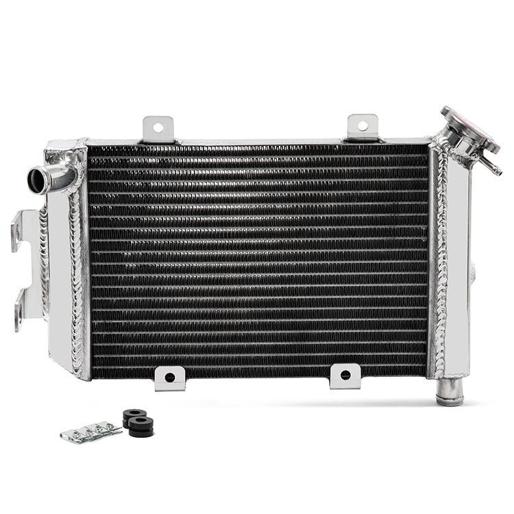 26mm Core Polished Aluminum Radiator For CF MOTO 400 NK 2012-2025 650 NK/ 650 TK / 650 GT 2012-2025