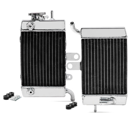 Left & Right Aluminum Water Cooling Radiators for Honda Transalp XL600V XLV 600 1987-2000