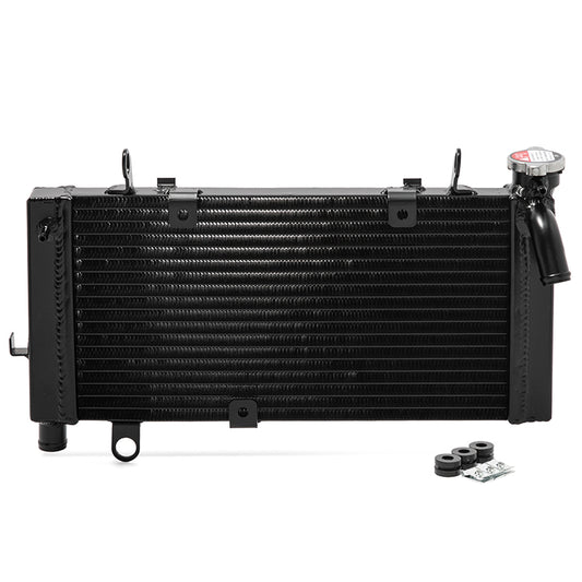 TIG-Welded Black Aluminum Radiator for Honda CBR400RR 1990-1995