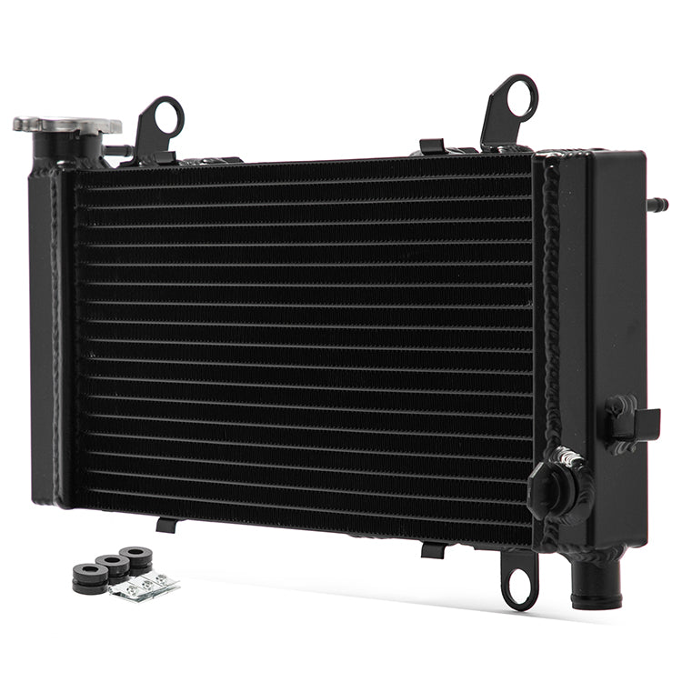 TIG-Welded Black Aluminum Radiator for Honda CBR400RR 1990-1995