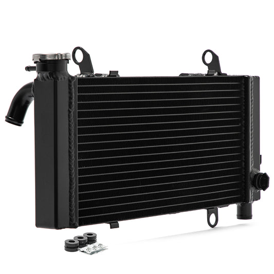 TIG-Welded Black Aluminum Radiator for Honda CBR400RR 1990-1995