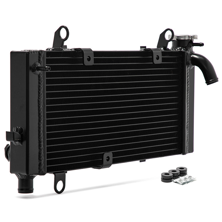 TIG-Welded Black Aluminum Radiator for Honda CBR400RR 1990-1995