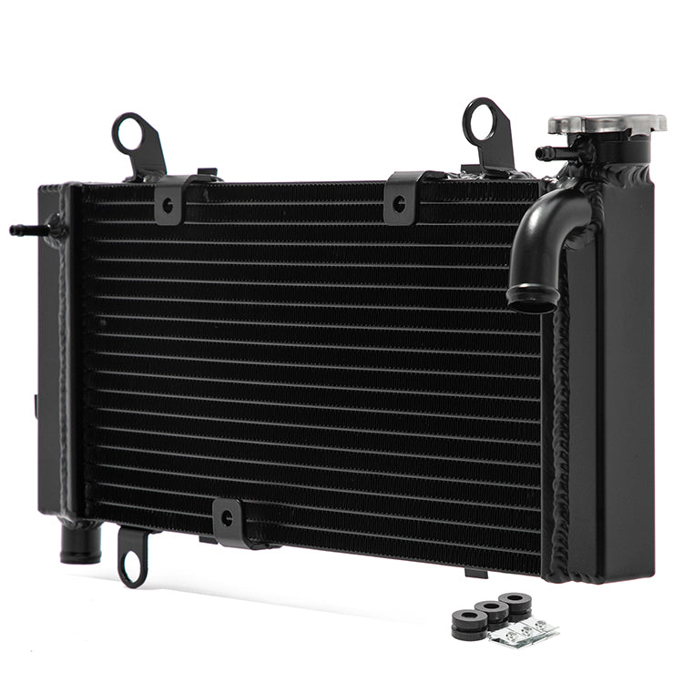 TIG-Welded Black Aluminum Radiator for Honda CBR400RR 1990-1995